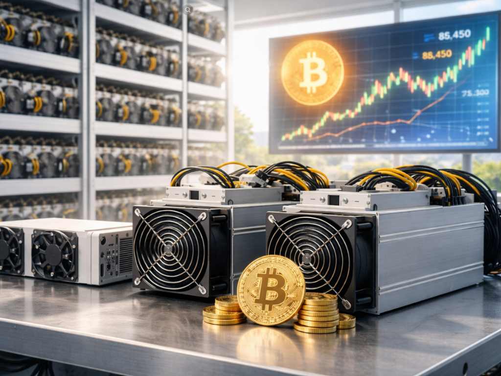 Bitcoin mining v roce 2026: zisk, rizika a budoucnost