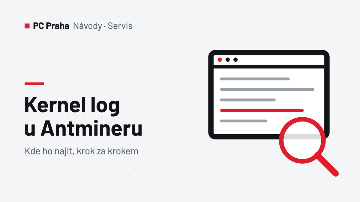 Kernel log u Antmineru – kde ho najít
