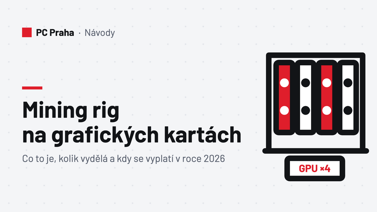 Mining rig na grafických kartách – co to je a kolik vydělá