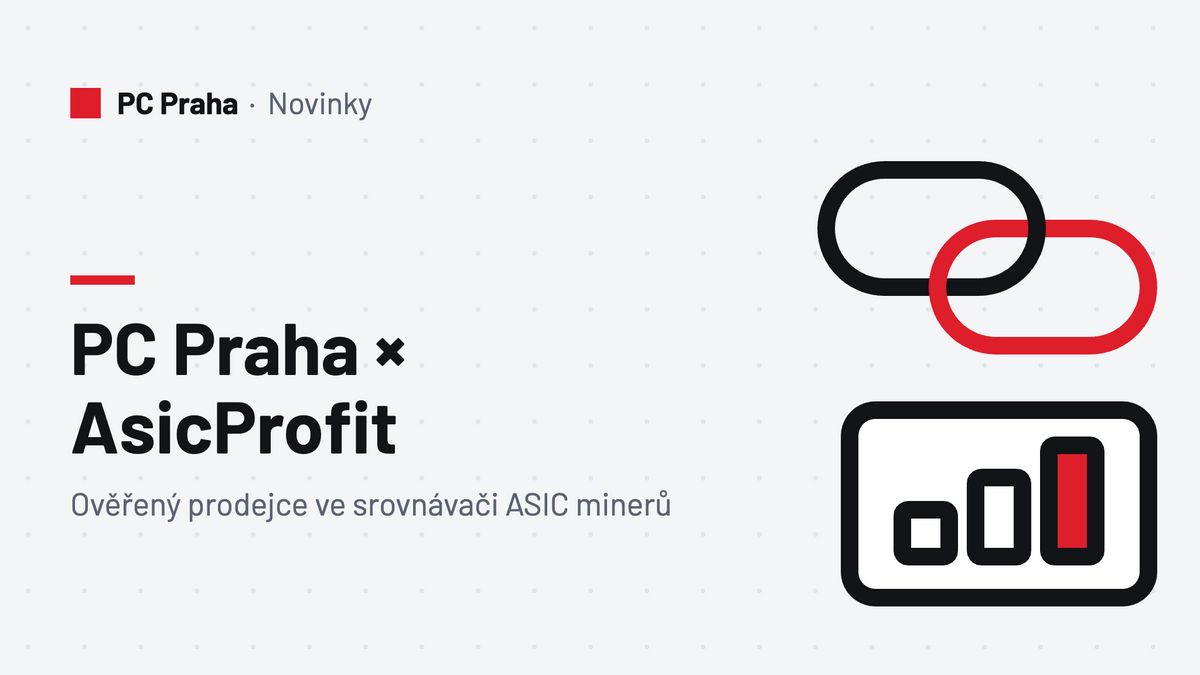 PC Praha × AsicProfit – partnerství se srovnávačem ASIC minerů
