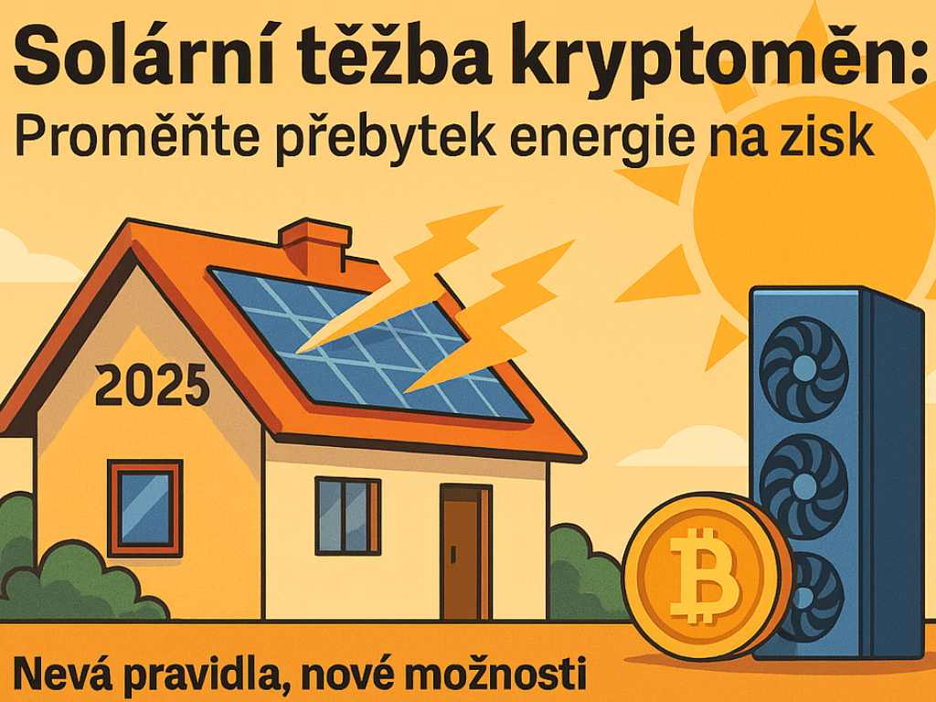 Solární těžba v roce 2025: Jak z přebytků energie udělat zisk