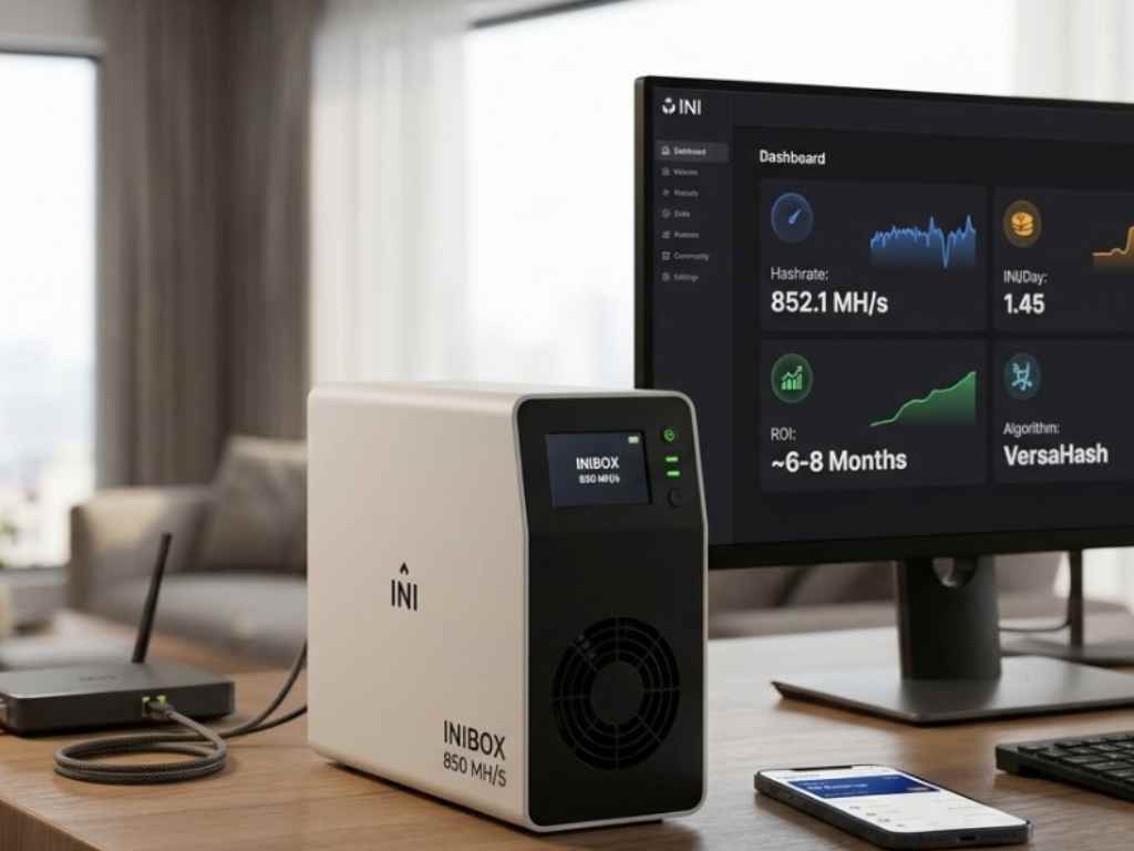 Těžba na INIBOX: Kompletní průvodce ASIC těžaři pro InitVerse (INI) v roce 2026