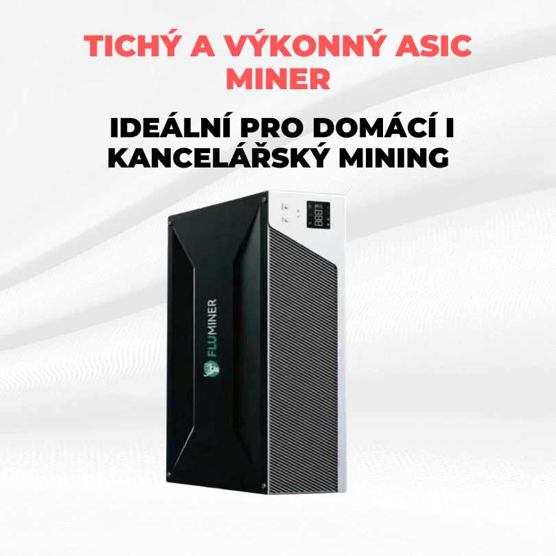 Tichý a výkonný ASIC miner pro DOGE a LTC – ideální pro domácí i kancelářský mining