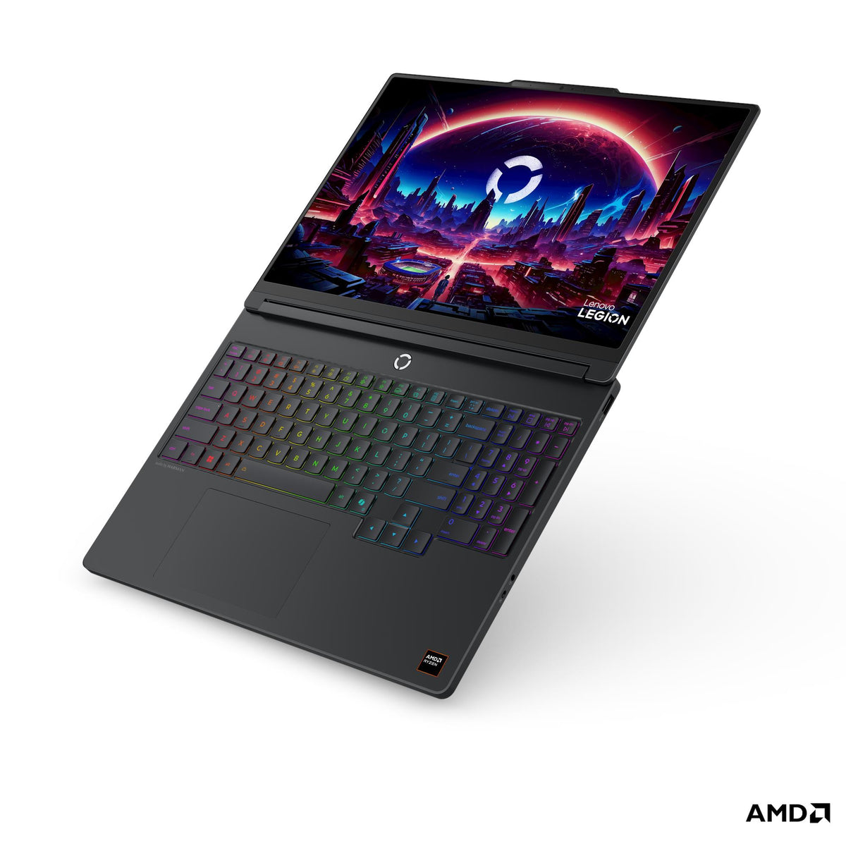 Lenovo Legion 5 15AHP11 Eclipse Black – oficiální foto výrobce, pohled shora na klávesnici