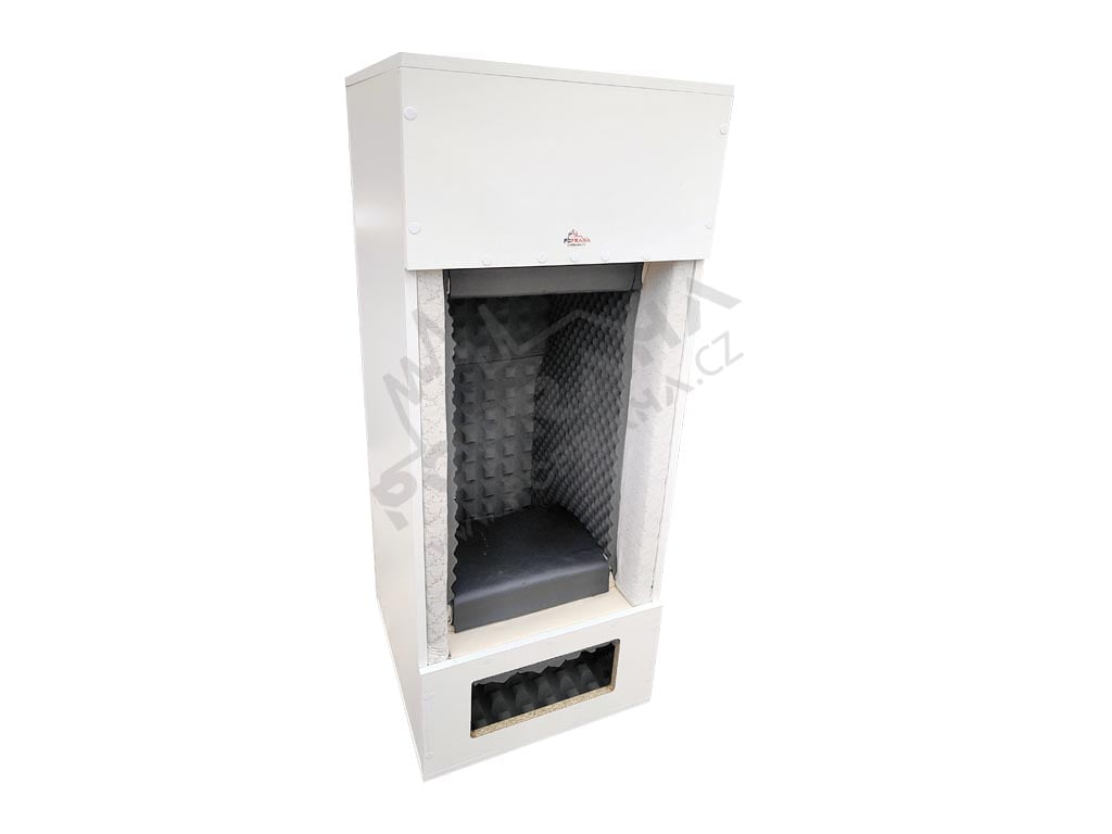 Antihlukový box – detail konstrukce