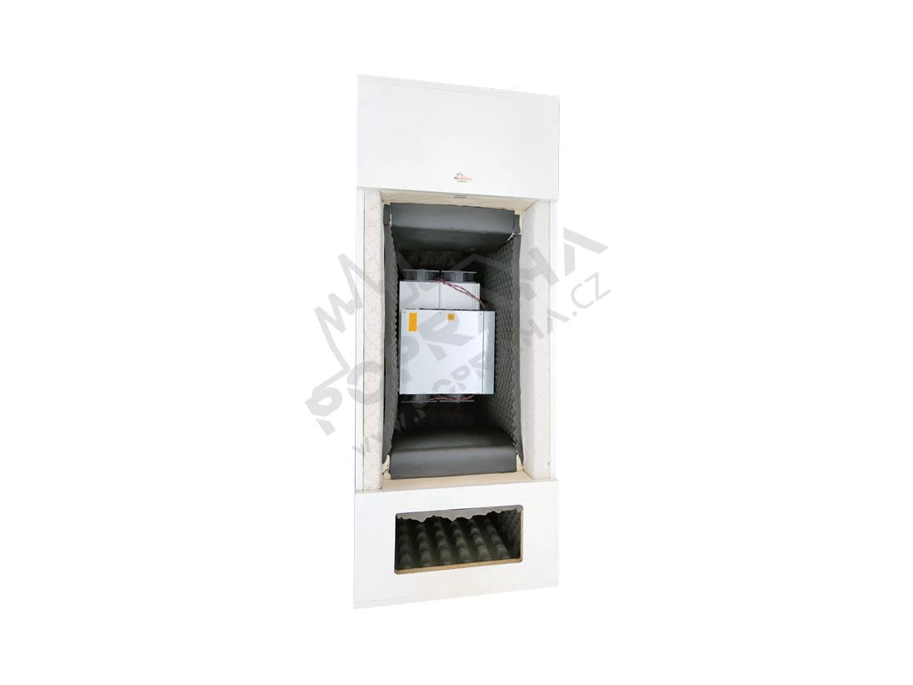 Antihlukový box – vrstvy izolace