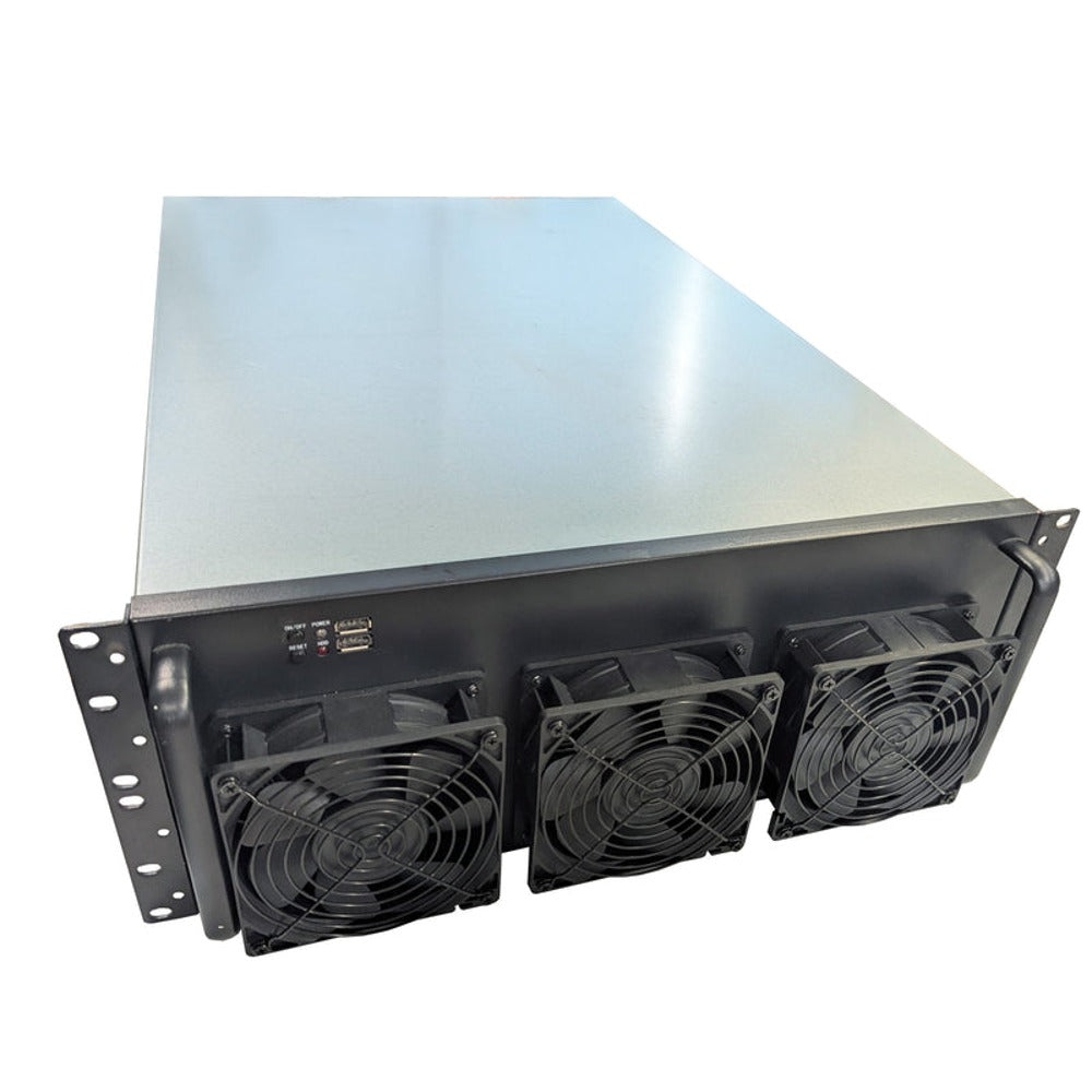 4U rack chassis – front fans