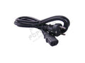 220 V power cable with C13 connector, 0.75 mm², 1.8 m