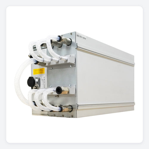 Antminer S21 Hyd – ilustračná fotka (Antminer S21+ Hyd, rovnaký rad / konštrukcia)