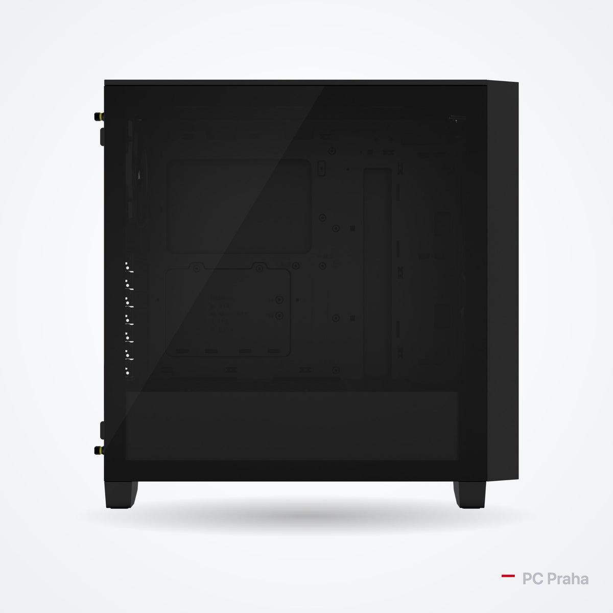 Herní PC Core i5-14400F + RX 9070 16 GB – skříň Corsair 3000D AIRFLOW (černá), oficiální foto výrobce skříně