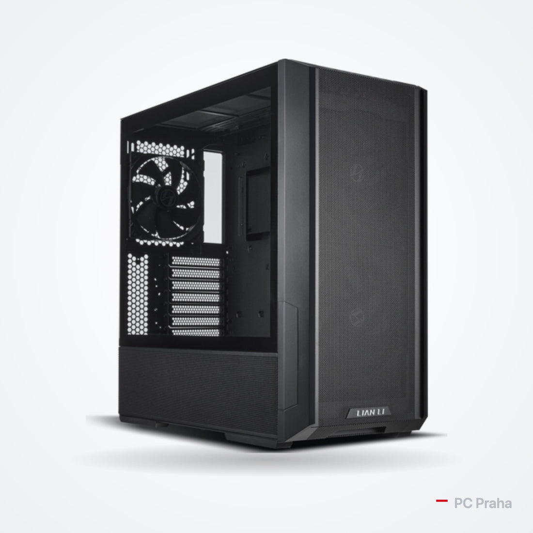 Gaming PC Core Ultra 5 245K + RX 9070 XT 16 GB – Lian Li LANCOOL 216X case (black), official photo from the case manufacturer
