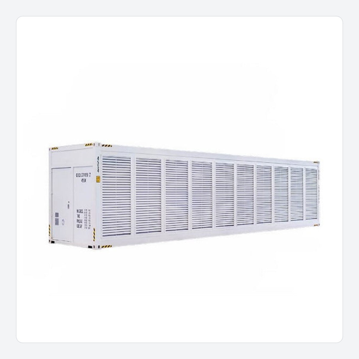Mobile 40HC air-cooled mining container for up to 420 miners
