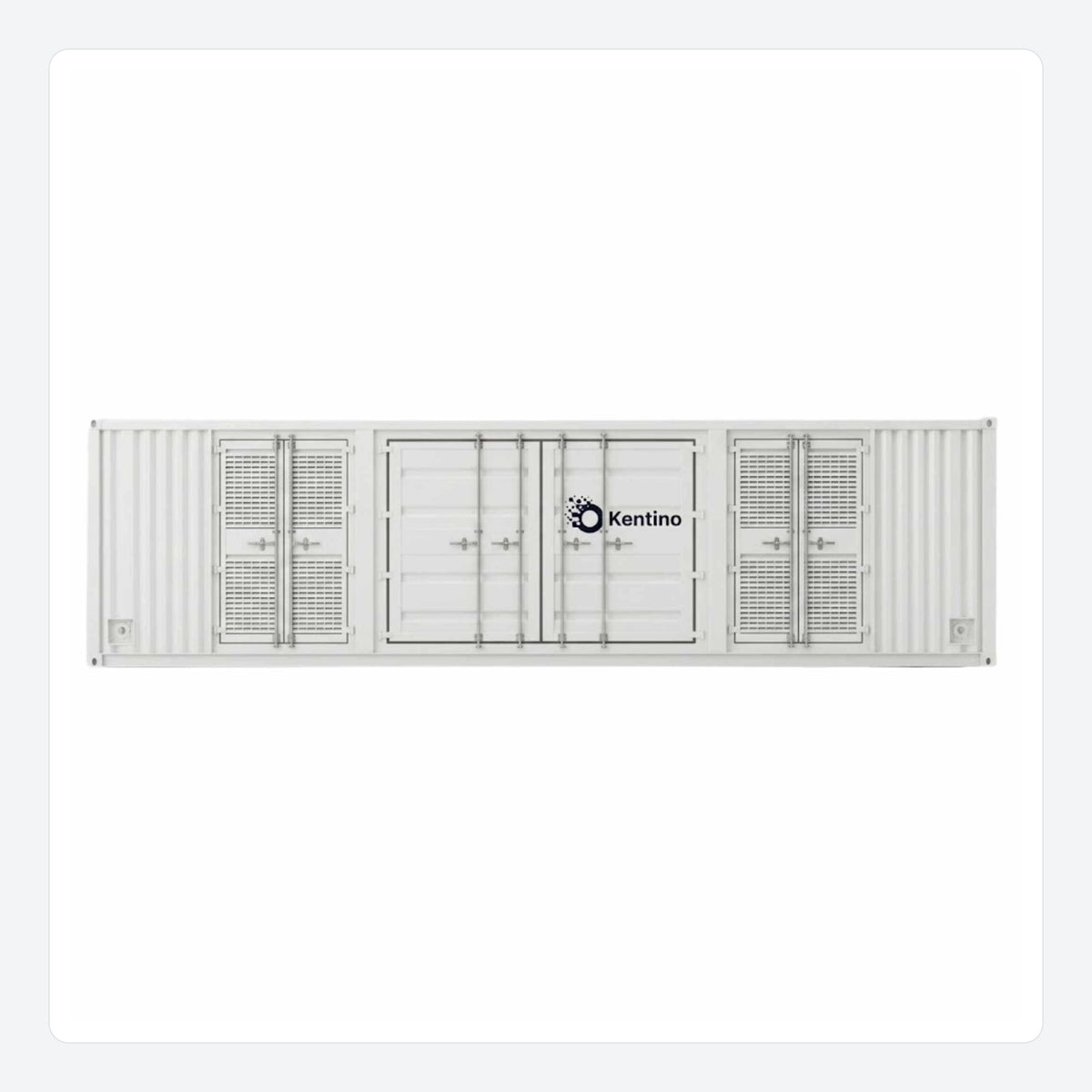 40 ft air-cooled mining container with gas generators