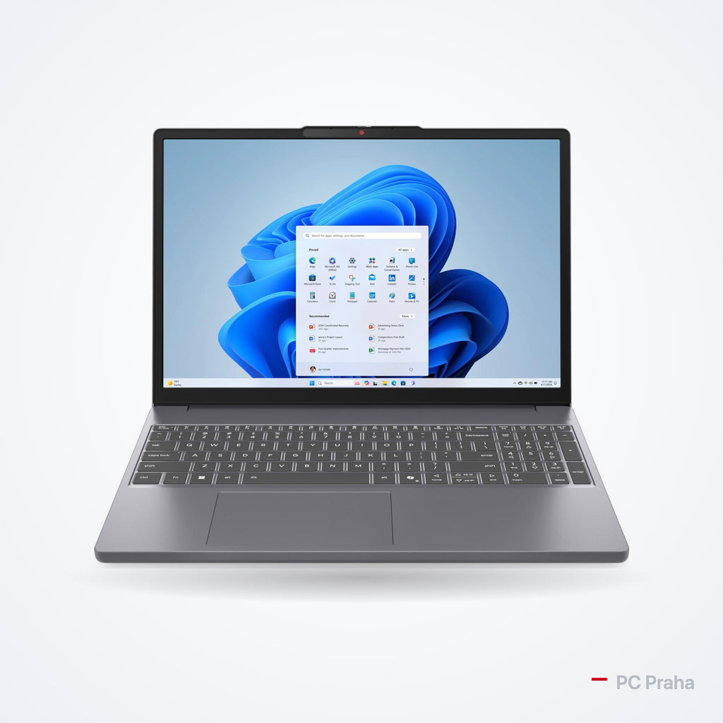 Lenovo IdeaPad Slim 3 15IRH10 Luna Grey – official manufacturer photo, side view