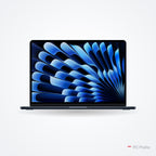 MacBook Air 13" polnočný – oficiálna fotografia Apple, pohľad spredu