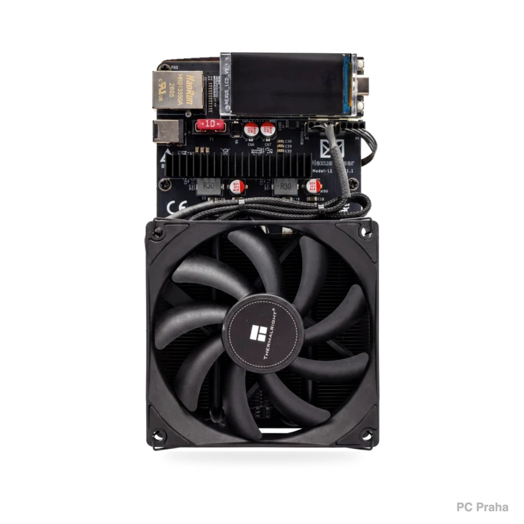 Nexus L1 – front view with fan and display