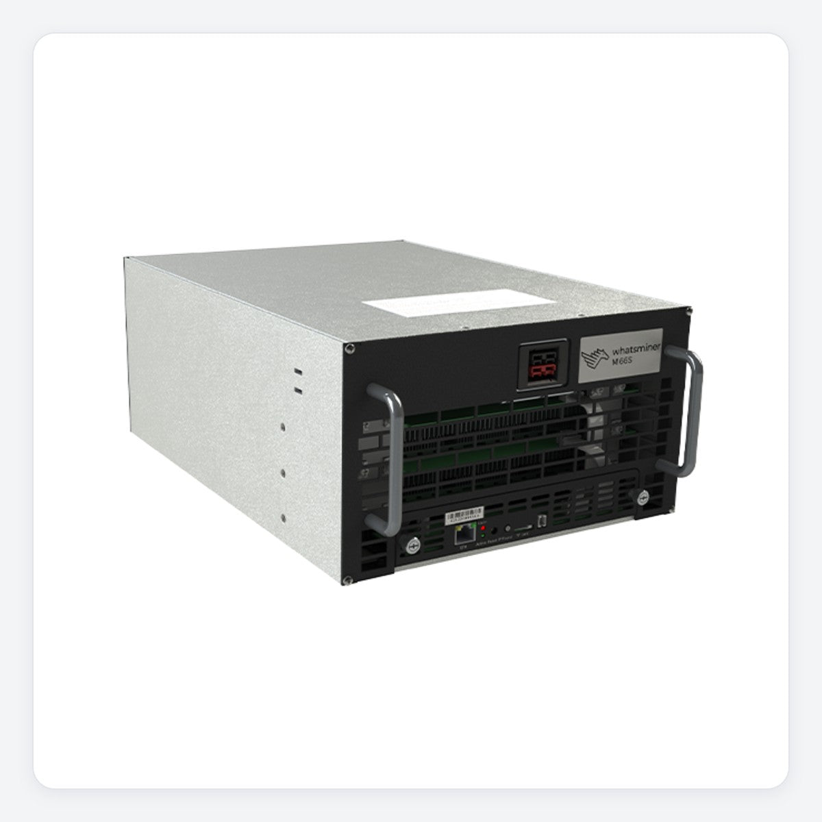 Whatsminer M66S++ Imm – illustrative photo (Whatsminer M66S, same series / design)