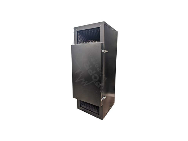 Antihlukový box PC Praha 55 s minerem v provozu