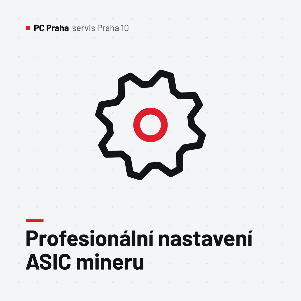 Professionelle Einrichtung von ASIC-Minern – Service PC Praha, Prag 10