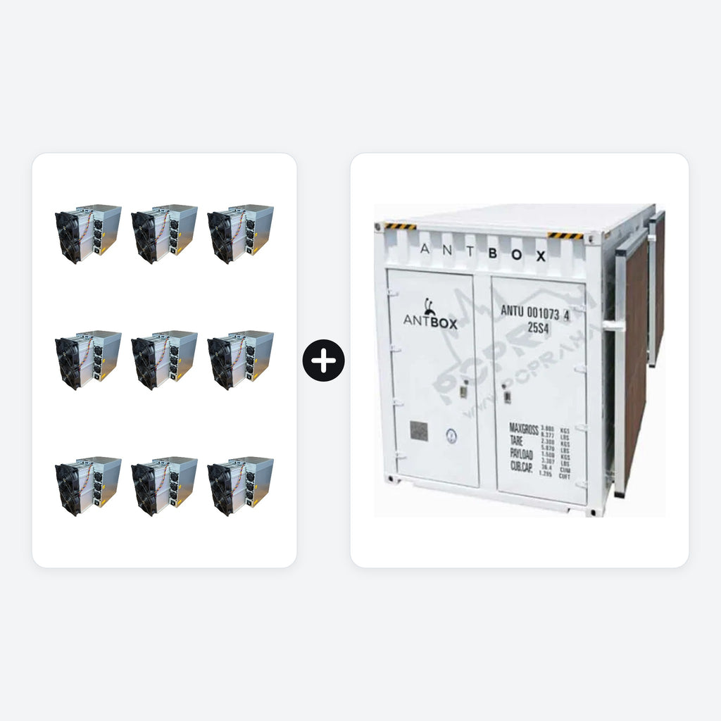 Mining set – Bitmain Antbox N5 V2 container + 180× Antminer S21 XP