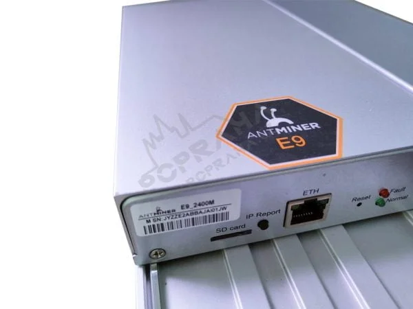 Bitmain Antminer E9 – 2400 MH/s vid 1920w