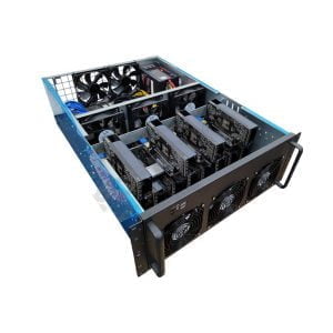 4U Servergehäuse für 19″ Rack 6/8/12 GPUS