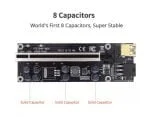 PCIE riser VER009s Plus 8 Pci-e 1X til 16X USB3.0 x10KS