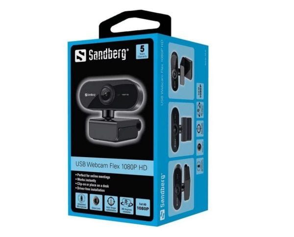 Sandberg USB Webcam Flex 1080P HD