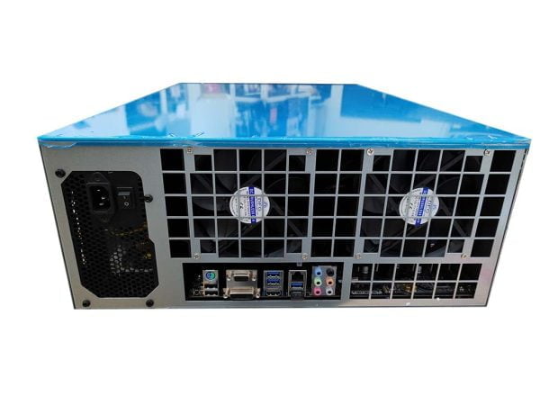 Počítač pro těžbu kryptoměn – 6x 3070 NON LHR – 371 MH/s