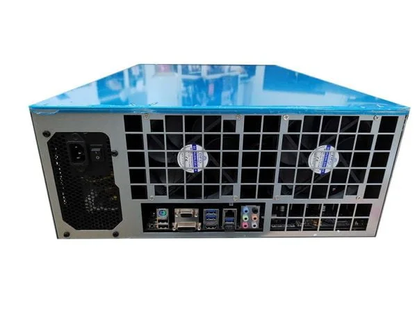 Kriptovaluta bányászati ​​számítógép - 6x 3070 NON LHR - 371 MH/s