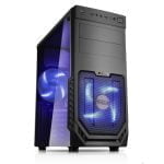 PC Skríň CASE 1stCOOL MiddleTower JAZZ 2, AU, USB3.0, Blue FAN, Transparet Side