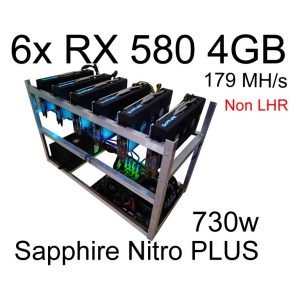 以太坊經典 RX 580 4GB 藍寶石 Nitro PLUS - 179.5 Mh/s