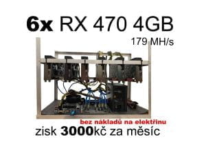 Ethereum Classic RX 470 4 ГБ с сапфировым стеклом Nitro Pulse — 179,5 МГц/с