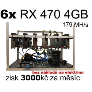 Ethereum Classic RX 470 4GB Szafirowe Nitro Pulse — 179,5 Mh/s