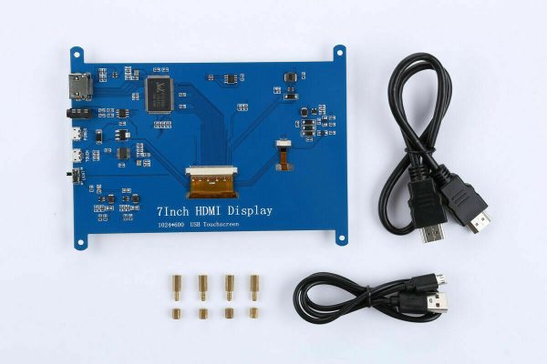 7 inch 1024×600 Capacitive Touch Screen HDMI IPS LCD Display For Raspberry Pi