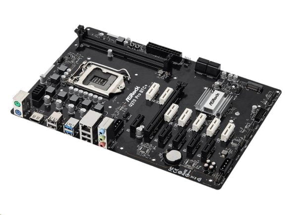 ASRock MB Sc LGA1151 Q270 PRO BTC+, Intel Q270, 2xDDR4, 1xHDMI