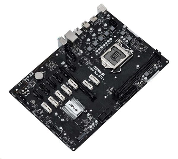 ASRock MB Sc LGA1151 Q270 PRO BTC+, Intel Q270, 2xDDR4, 1xHDMI