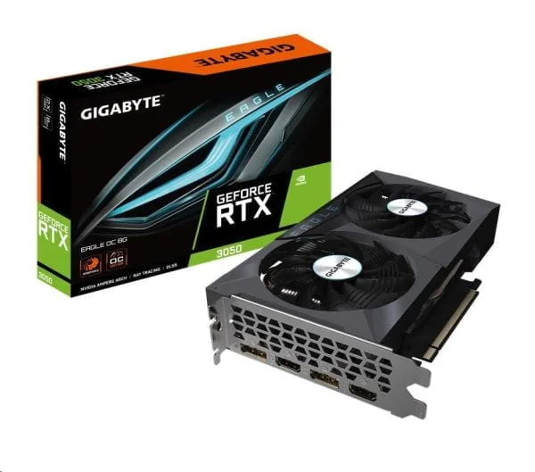 gigabyte-vga-nvidia-geforce-rtx-3050-eagle-oc-8g-rtx-3050-8gb-gddr6-2xdp-2xhdmi GIGABYTE VGA NVIDIA GeForce RTX 3050 EAGLE OC 8G, RTX 3050, 8GB GDDR6, 2xDP, 2xHDMI