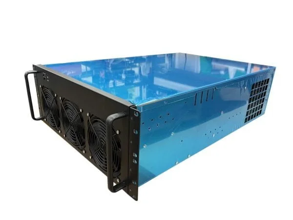 Basis voor mining op GPU - (1x MB, 1x CPU, 1x DDR, 6x Riser, 3x Filter, 1x RESOURCE), ventilatoren