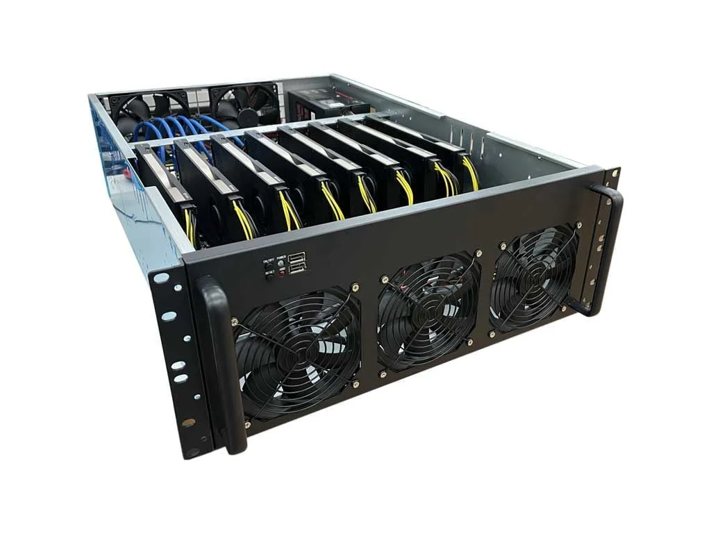 Boitier serveur 4u pour rack 19 6/8/12 GPU - PC PRAGUE