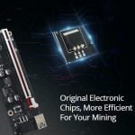 VER009S Plus Erweiterungs-Riser-Karte PCI-E Riser Express 1X 16X USB3.0-Kabel-Mining