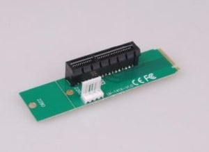 Adapter for VGA connection via M.2 connector on ZD