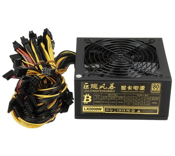 Julongfengbao LX2000w 80 Plus Platinum Mining