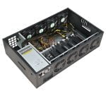 Кутия за копаене за 8 GPU – 8 PCI-e 16x без вентилатор