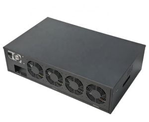 Maletín minero para 8 GPUs – 8 PCI-e 16x sin ventilador