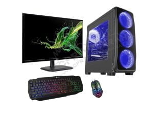 Billig PC - Intel i3 - 2020 - 9. generasjon + skjerm + mus + tastatur