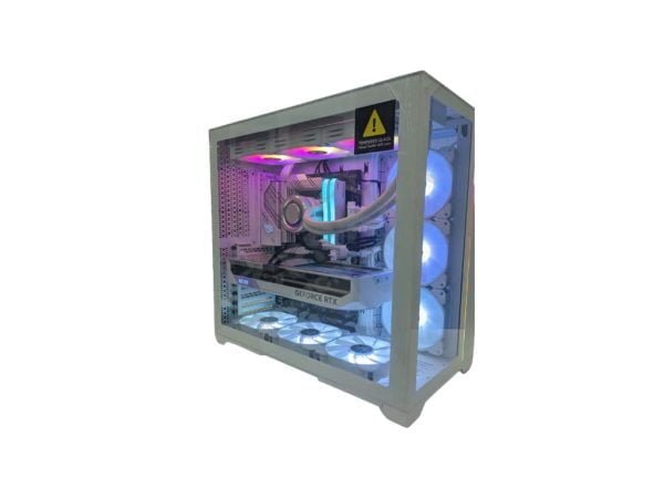 Sněhově bílý počítač Intel 12700 NVidia RTX 4070ti