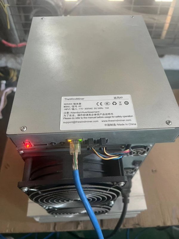 TheWindMiner K9 – 10,3TH – 3300w – Kaspa