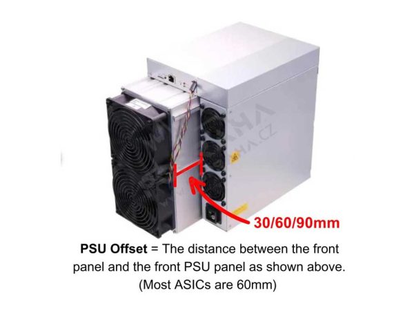 Antminer přední a zadní sada 10palcového redukce ventilátoru KS3 KS5 S21 KA3 D9 L7 S19 HS3 30/60/90mm