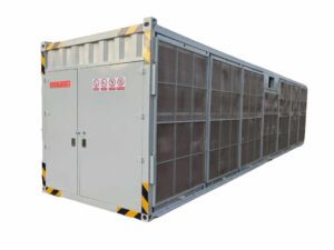 40 ft High-Cube, air-cooled mining container